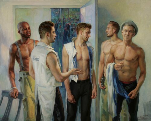 Back Stage. Scandinavian Hunks. Serguei Zlenko