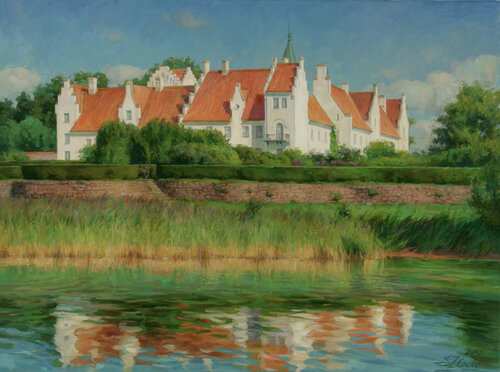 Bosjökloster. van Serguei Zlenko, Schilderij te koop op Singulart