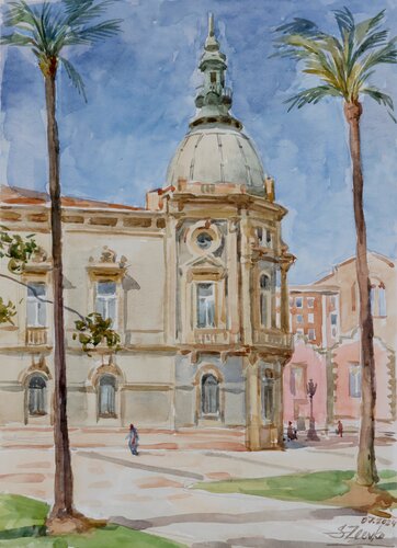 Cartagena. Sea Museum. von Serguei Zlenko, Malerei kaufen auf Singulart