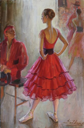 Conversation de Serguei Zlenko, Pintura a la venta en Singulart