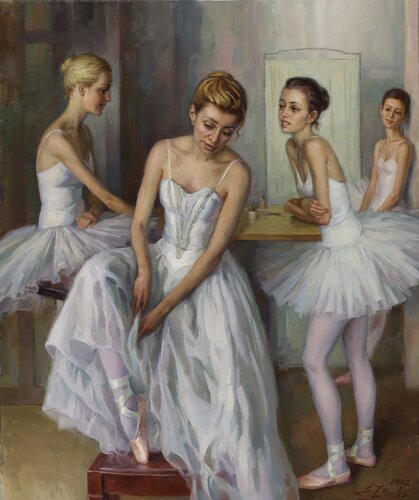 Conversation. de Serguei Zlenko, Pintura a la venta en Singulart
