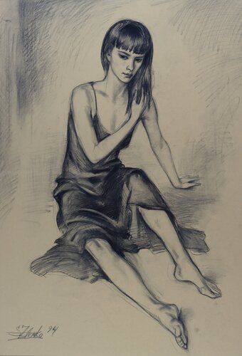 The dancer von Serguei Zlenko, Zeichnungen kaufen auf Singulart