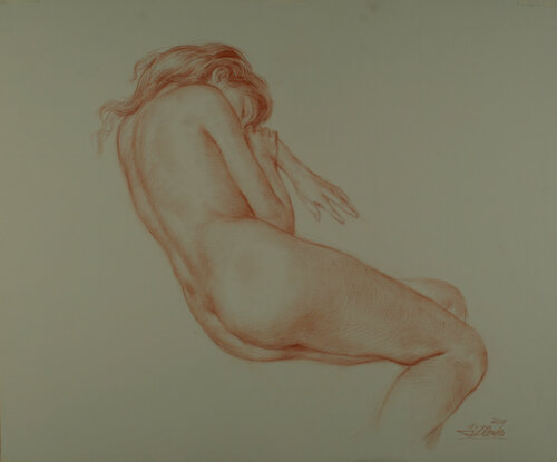 Sleeping model. di Serguei Zlenko, Disegno in vendita su Singulart