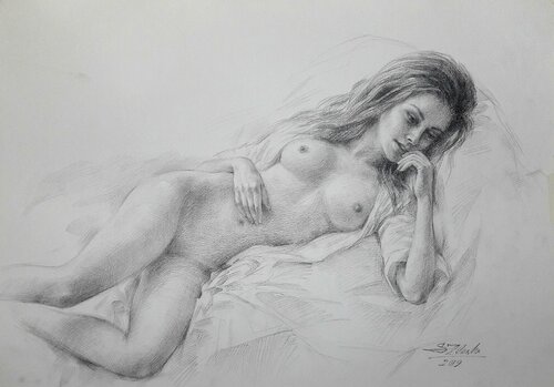 Avakening de Serguei Zlenko, Dibujo a la venta en Singulart