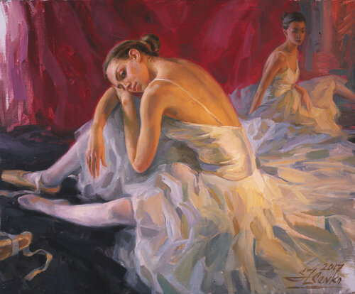Two dancers. Serguei Zlenko