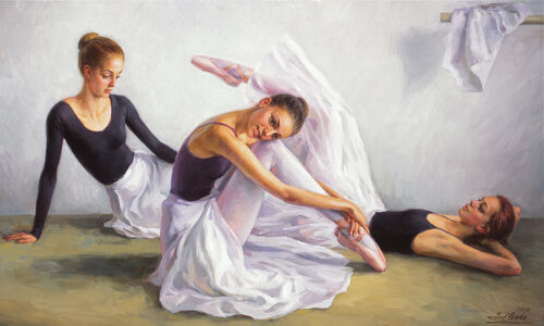 Ballet class. Serguei Zlenko