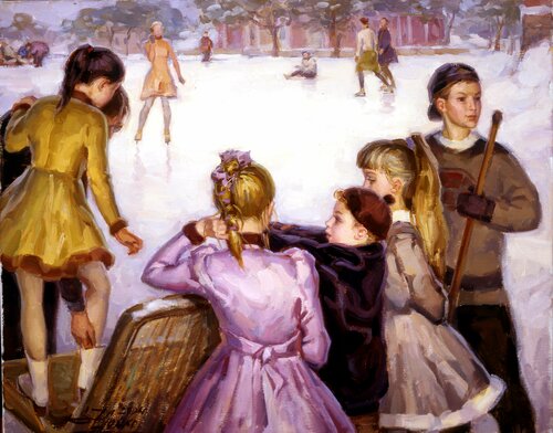 On the skating ring Serguei Zlenko