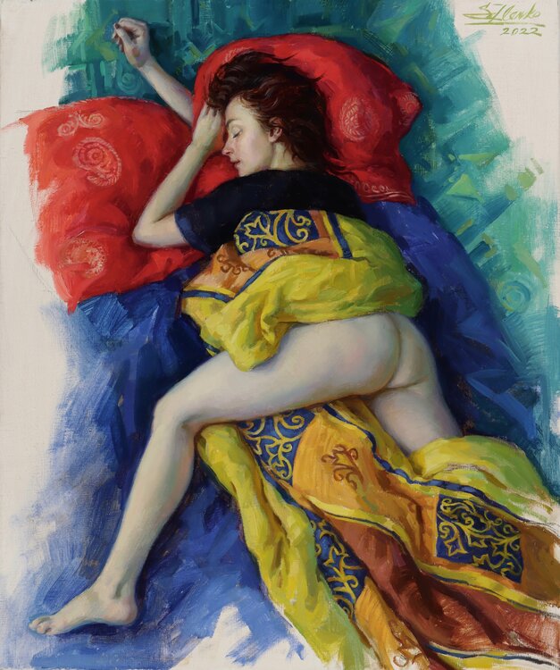 Running in her dream Serguei Zlenko