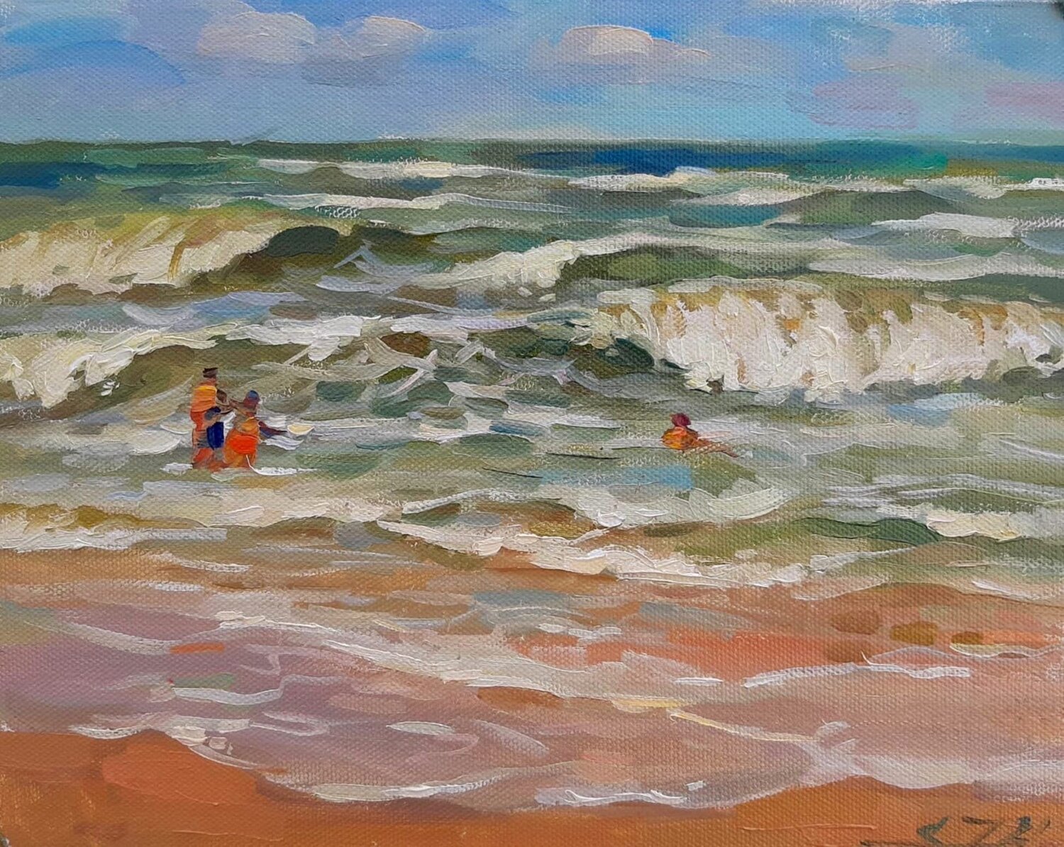 Stormy waves. Serguei Zlenko
