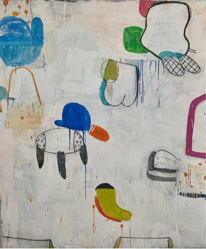 The Vicomte and Some of His Parts by Gary Komarin, Painting for Sale on Singulart