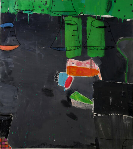 The Vikar's Wife in Gray and Green von Gary Komarin, Malerei kaufen auf Singulart