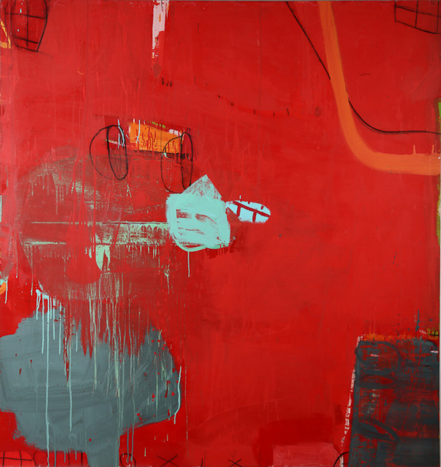 Roomadame in red Gary Komarin