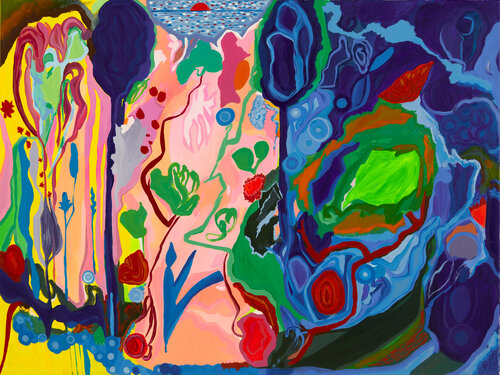 Orpheus and Eurydice I di Ozlem Thompson, Pittura in vendita su Singulart