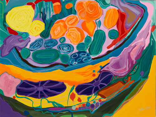 Waltz of the Flowers I di Ozlem Thompson, Pittura in vendita su Singulart