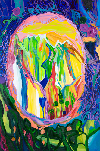 Alice in Wonderland di Ozlem Thompson, Pittura in vendita su Singulart