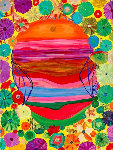 'Reflections of Existence' piece 5 di Ozlem Thompson, Pittura in vendita su Singulart