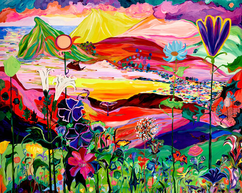 'Reflections of Existence' 'Quantum Field' by Ozlem Thompson, Painting for Sale on Singulart