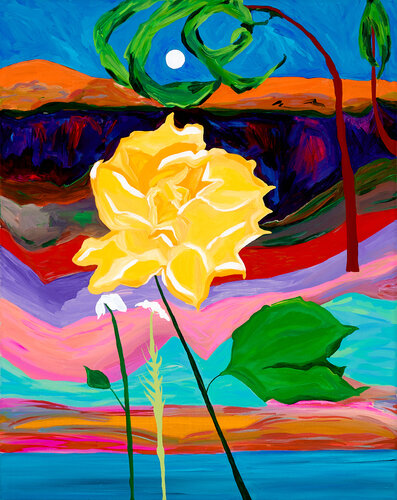 'Moonlight' van Ozlem Thompson, Schilderij te koop op Singulart