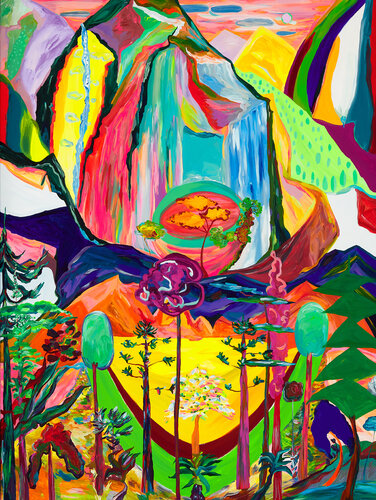 The Empire in My Mind van Ozlem Thompson, Schilderij te koop op Singulart