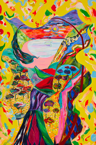 The World is Your Kaleidoscope di Ozlem Thompson, Pittura in vendita su Singulart