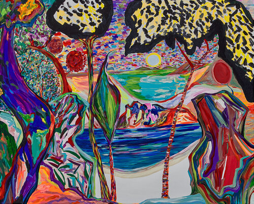Midnight Sonata van Ozlem Thompson, Schilderij te koop op Singulart