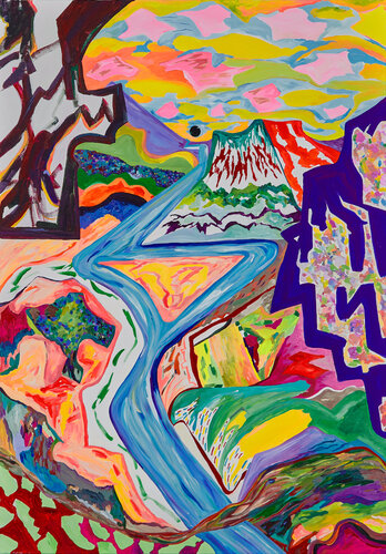 Dual Passage van Ozlem Thompson, Schilderij te koop op Singulart