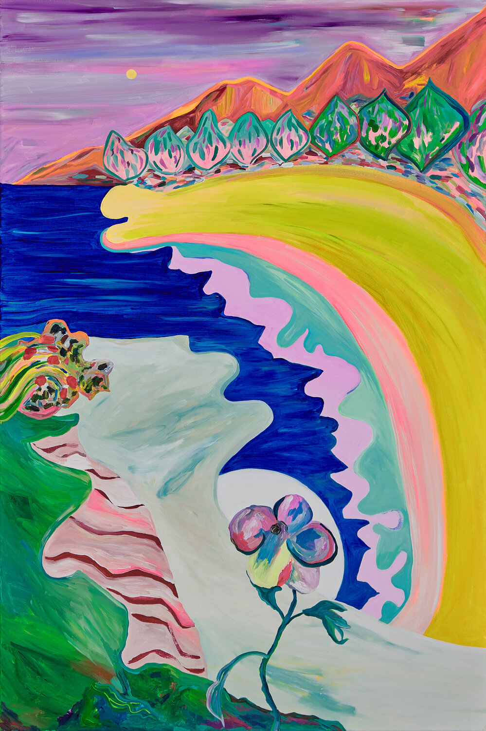 The Moonlit Beach Ozlem Thompson