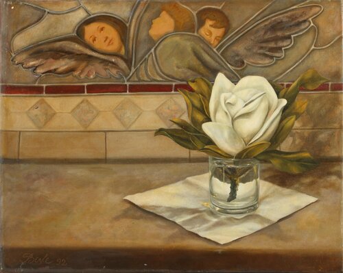 Perfume de Magnolia de Berta Goldwaser, Pintura a la venta en Singulart