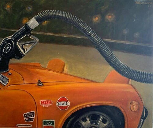 Su Primer Porsche von Berta Goldwaser, Malerei kaufen auf Singulart