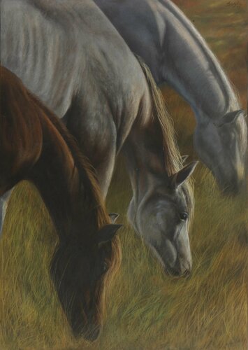 Pastando de Berta Goldwaser, Pintura a la venta en Singulart