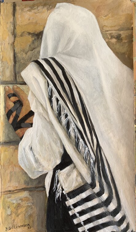 En el Kotel Berta Goldwaser
