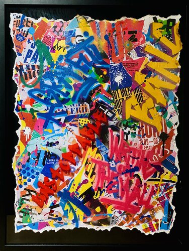 PARIS CITY by RS Artist, 종이 for Sale on Singulart