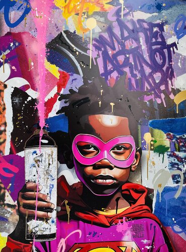 MAKE ART NOT WAR di RS Artist, Pittura in vendita su Singulart