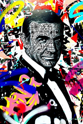 MY NAME IS BOND... JAMES BOND ! van RS Artist, Schilderij te koop op Singulart