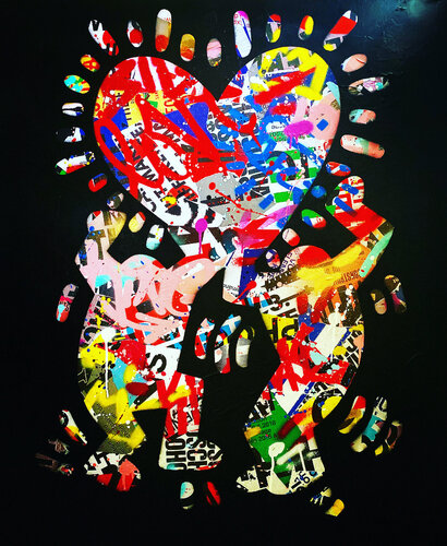 TRIBUTE TO KEITH van RS Artist, Schilderij te koop op Singulart
