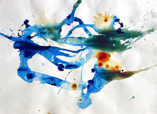 Natation IX van Nick Malone, Werk op papier te koop op Singulart