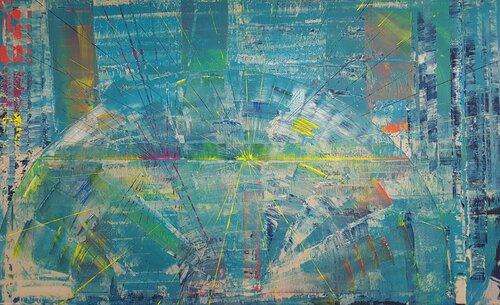 Retro Galaxian van Kerstin Sokoll, Schilderij te koop op Singulart