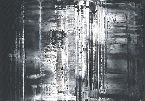 Black & White 1 van Kerstin Sokoll, Schilderij te koop op Singulart