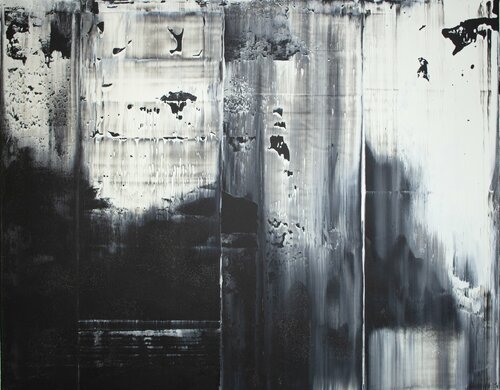 Black & White 4 van Kerstin Sokoll, Schilderij te koop op Singulart