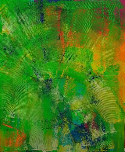Peacock-A-Lula van Kerstin Sokoll, Schilderij te koop op Singulart