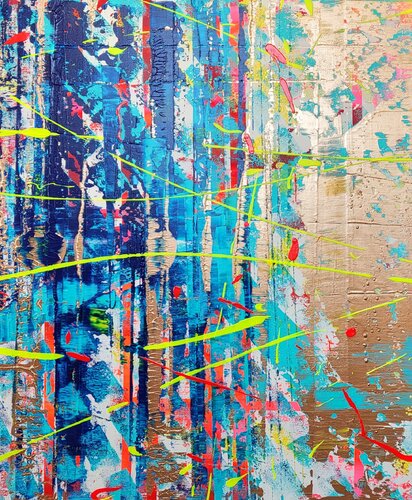 Zwischen den Zeilen von Kerstin Sokoll, Malerei kaufen auf Singulart