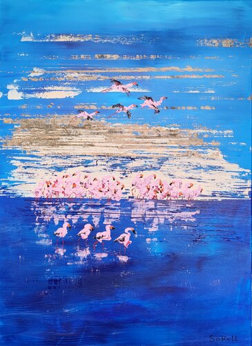 Flamboyance 4 van Kerstin Sokoll, Schilderij te koop op Singulart