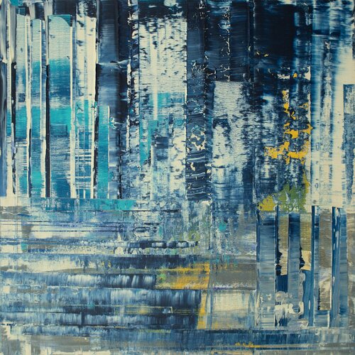 Abstract Blue 3 von Kerstin Sokoll, Malerei kaufen auf Singulart