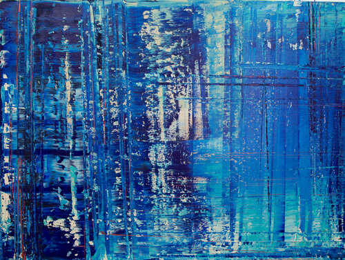 Blue 5.0 par Kerstin Sokoll, Peinture en vente sur Singulart