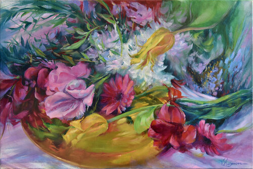 Colours of Summer van Vlada Kadymova, Schilderij te koop op Singulart