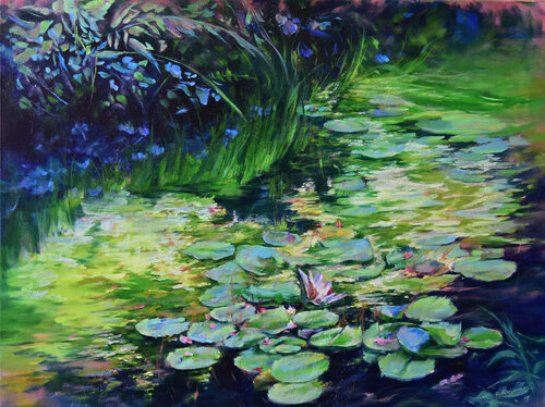 Water Lily van Vlada Kadymova, Schilderij te koop op Singulart