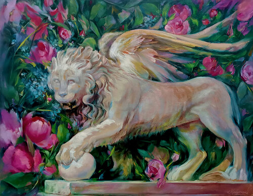 Lord of Roses van Vlada Kadymova, Schilderij te koop op Singulart