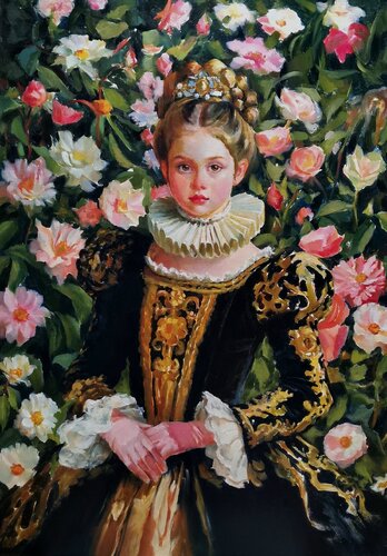 Little Rosie by Vlada Kadymova, Painting for Sale on Singulart