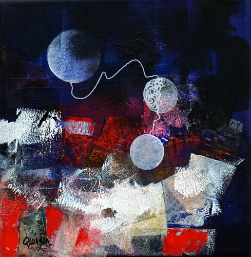 "Les cerfs volants" van Marianne Quinzin, Schilderij te koop op Singulart