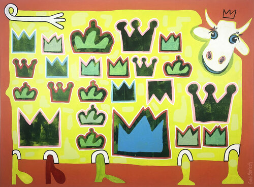 The Queen's Wardrobe von Fredi Gertsch, Malerei kaufen auf Singulart